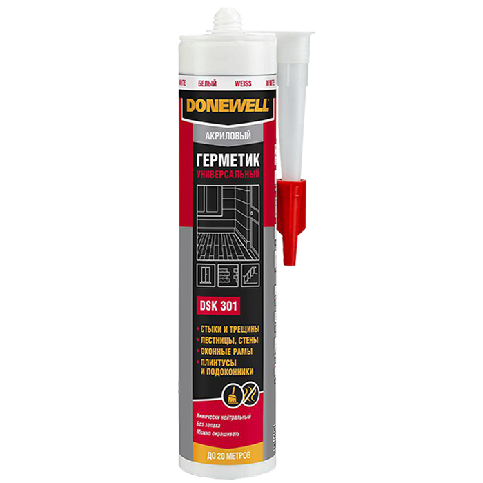 Герметик DONEWELL акр.унив.белый 260 мл