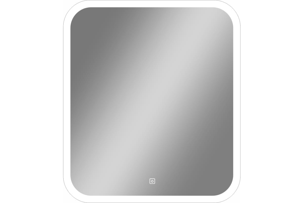 Зеркало Континент Bruno Led 50х60 белое LED подсветка