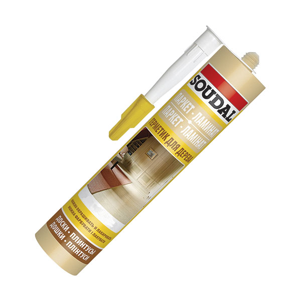 Герметик SOUDAL паркетный дуб 280мл