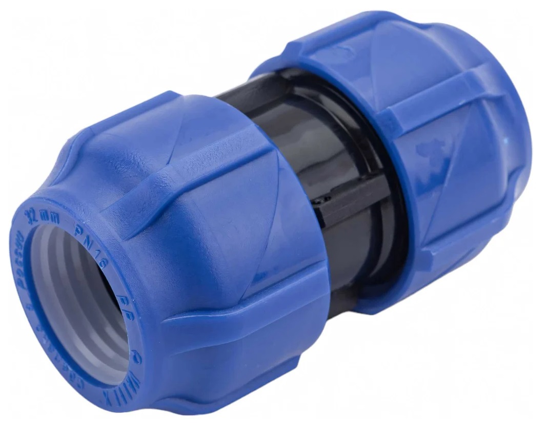 Муфта ПНД компрессионная соединительная 32 VALFEX