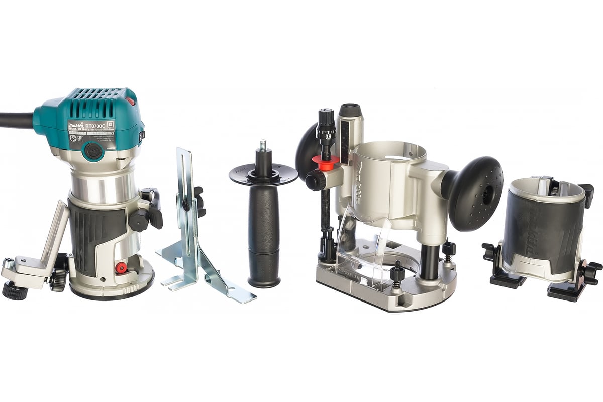 Фрезер кромочный 710Вт Makita RT0700CX2