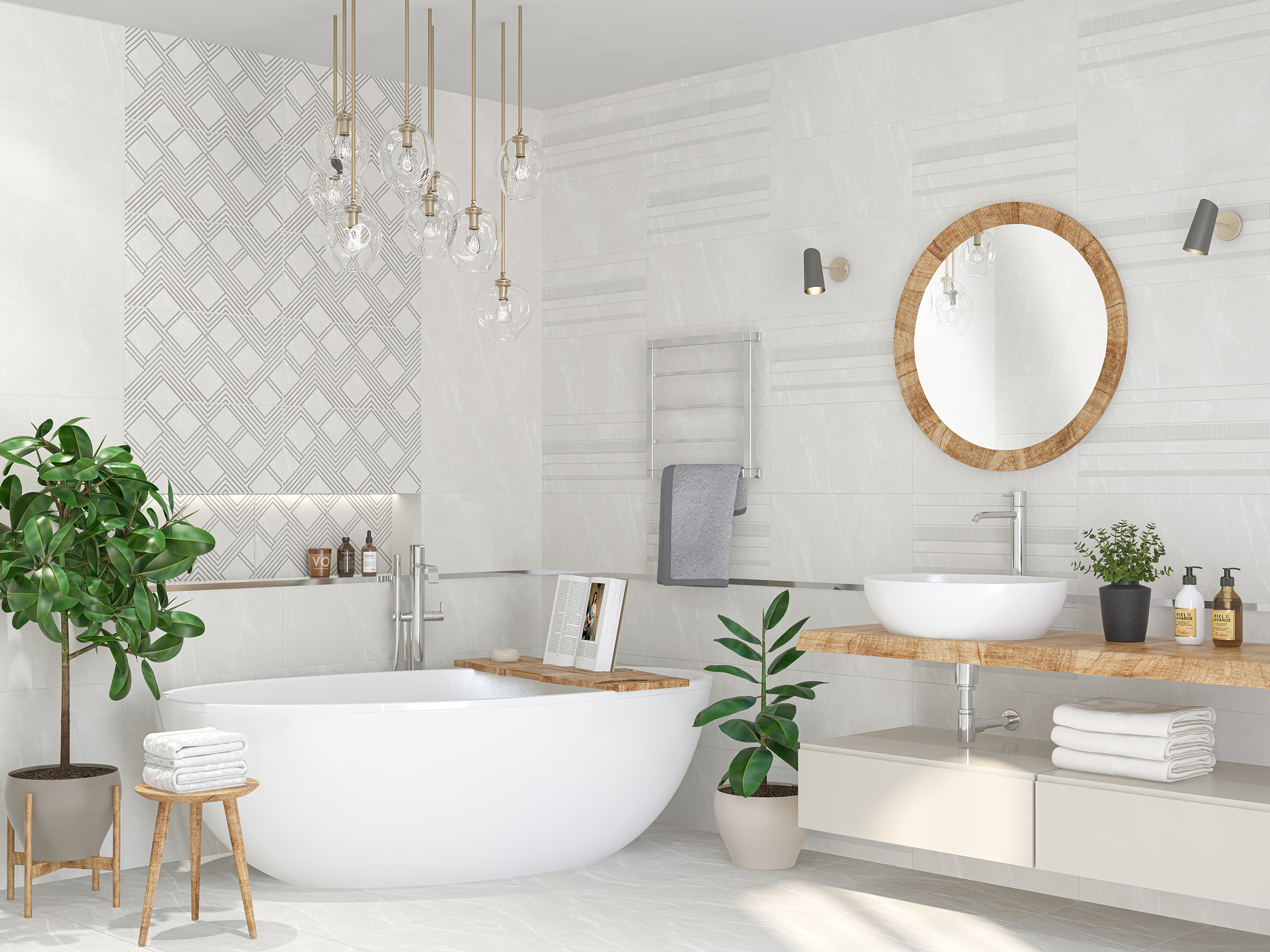 Керамическая плитка Azori  Hygge Light 60x60 см