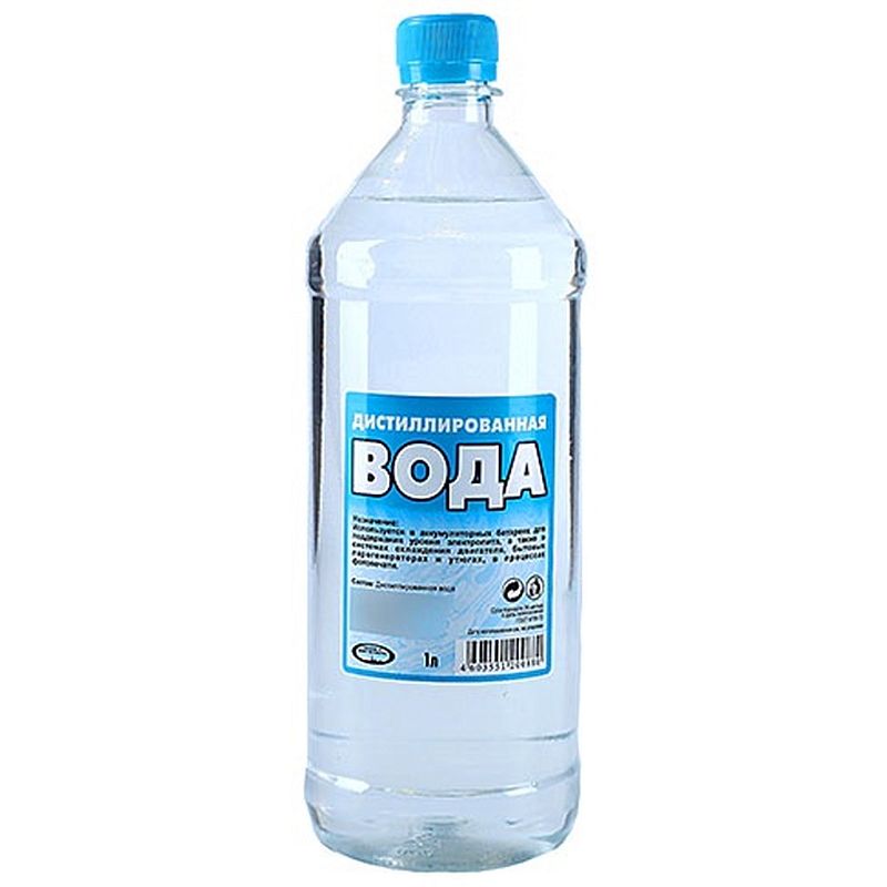 Дистиллированная вода в таре 1 литр 