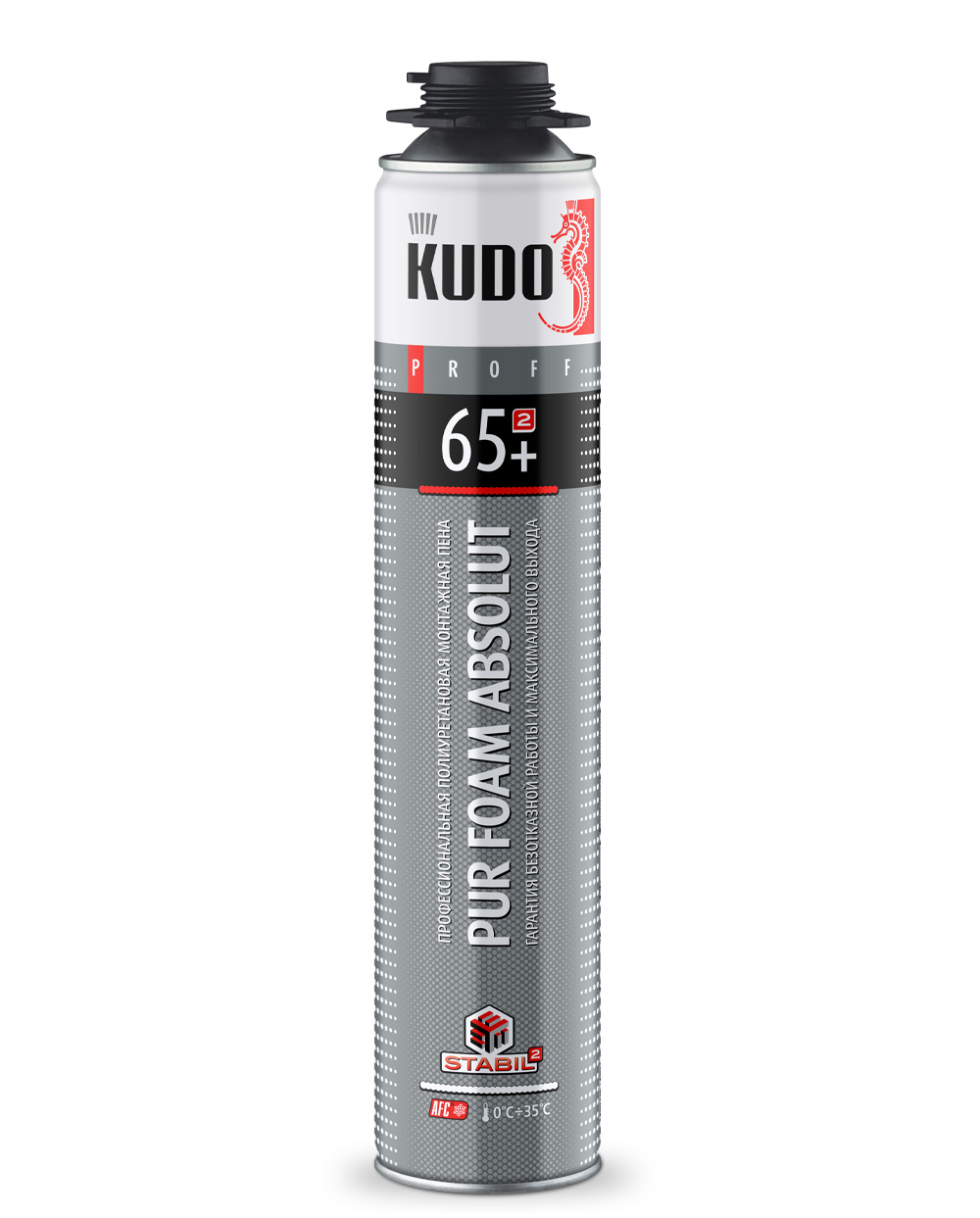 Пена монтажная профессиональная летняя 1000мл KUDO PROFF 65+