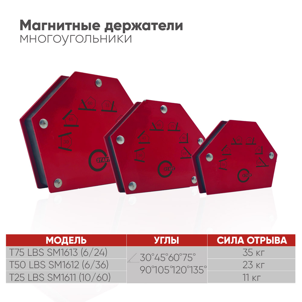 Магнитный фиксатор START T50 LBS SM1612