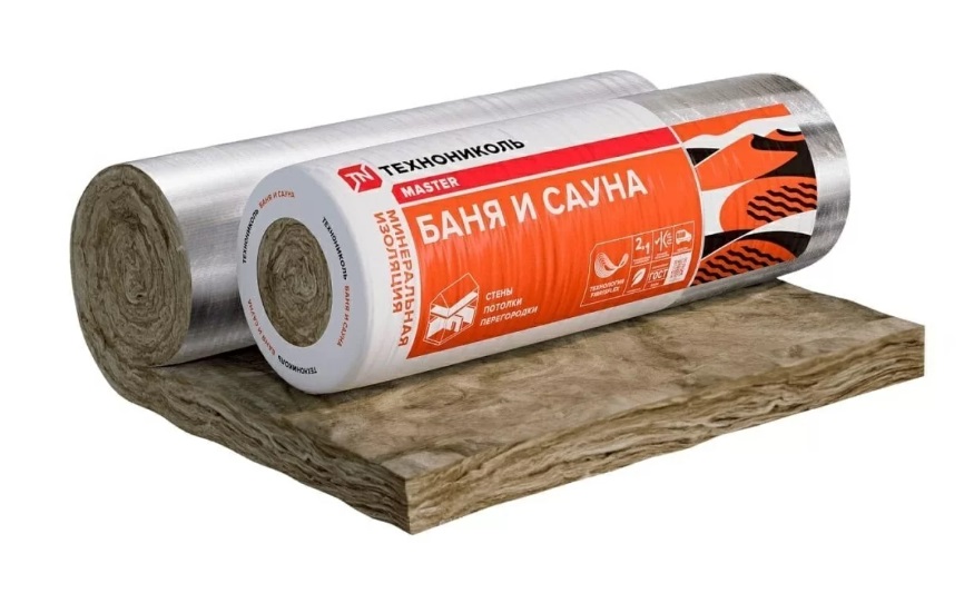 Утеплитель фольгированный Баня и сауна 12500х1200х50мм (0,75м3/15м2)