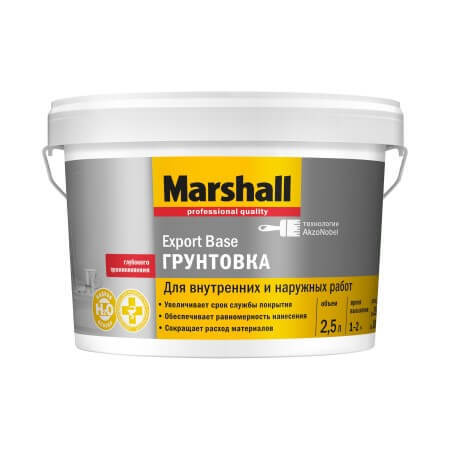 Грунтовка Marshall EXPORT BASE  универсальная 10 л. уц