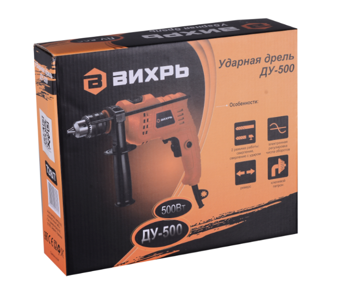 Дрель ударная Вихрь ДУ-600