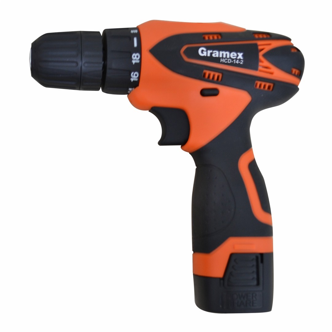 Дрель-шуруповерт аккумуляторная Gramex HCD-14-2