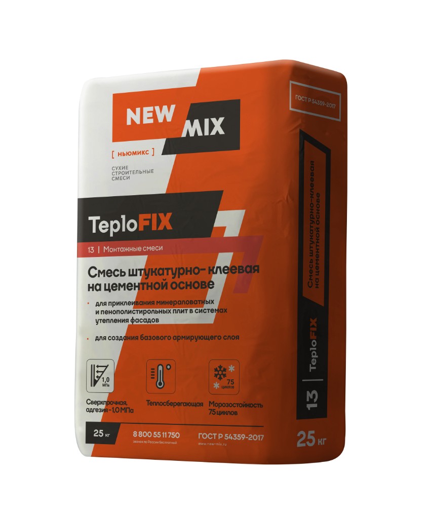 Монтажный клей TeploFix (25 кг)