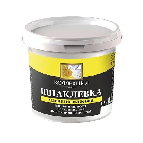 КОЛЛЕКЦИЯ шпаклевка масляно-клеевая  1,5 кг