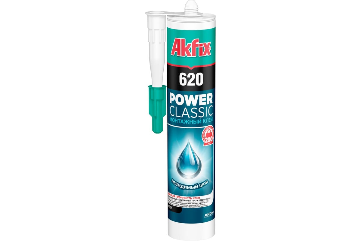 Akfix 620 power classic Клей каучуковый монтажный 310 мл