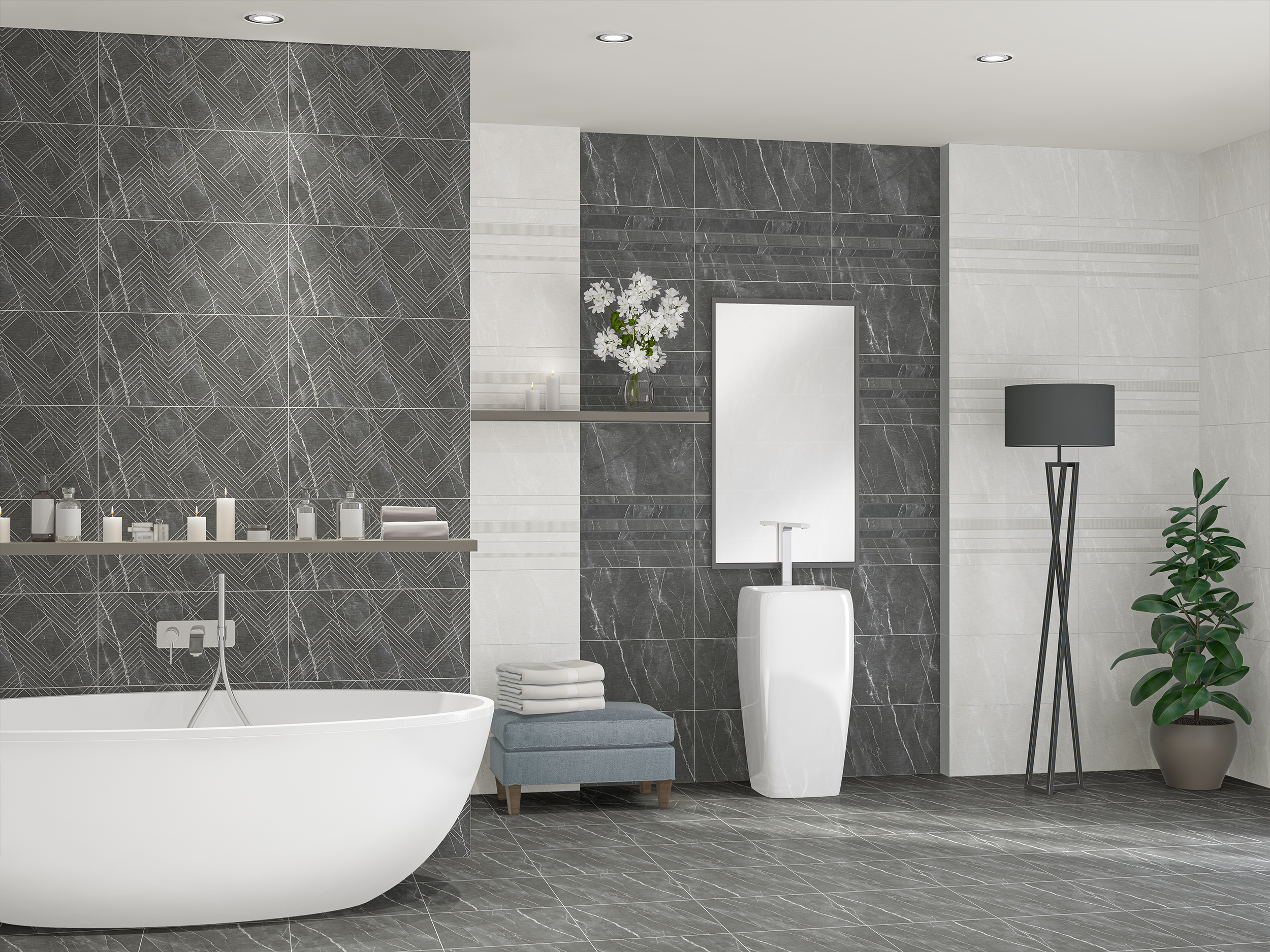 Плитка керамическая 31.5х63 HYGGE GREY