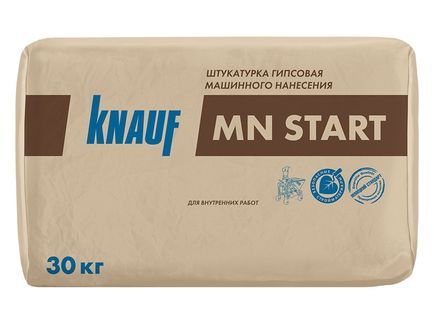 Штукатурка гипсовая машинного нанесения Кнауф МН-Старт, 30кг