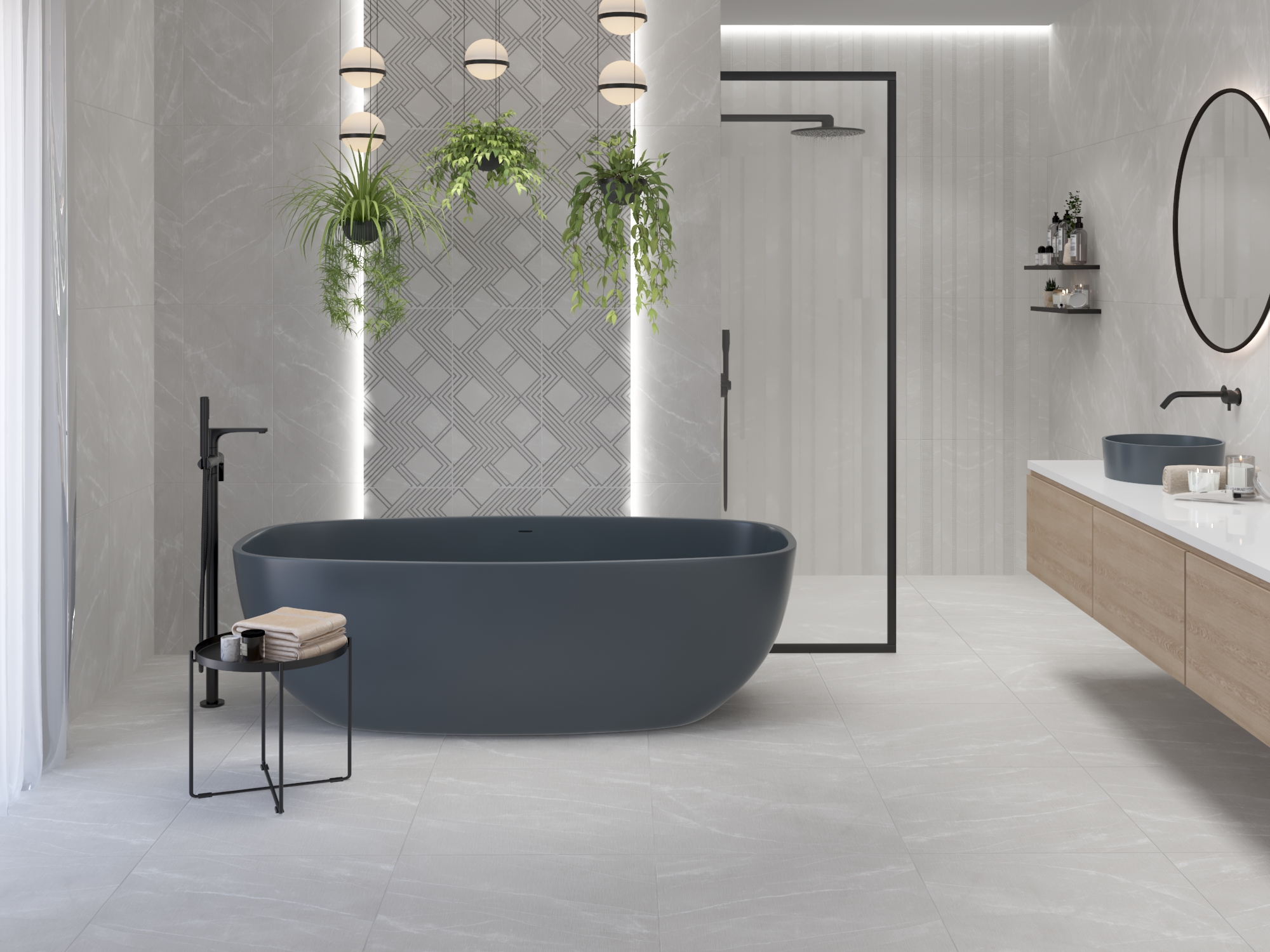 Керамическая плитка Azori  Hygge Light 60x60 см
