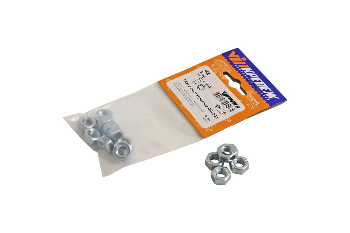 Гайка шестигранная DIN 934  М8 (9)
