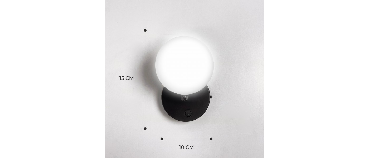 Светильник настенный SPF-4817 черный LED/6W/4000K