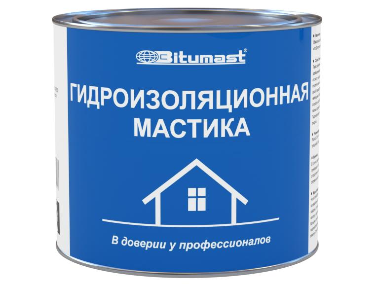 Мастика гидроизоляционная ТУ  BITUMAST 2 л