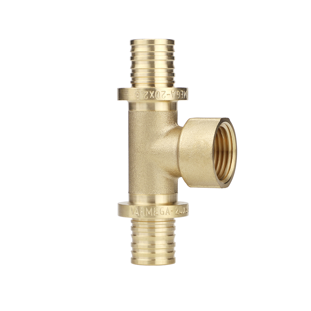 Тройник ВР 16х1/2" аксиальный VARMEGA Slide-fit