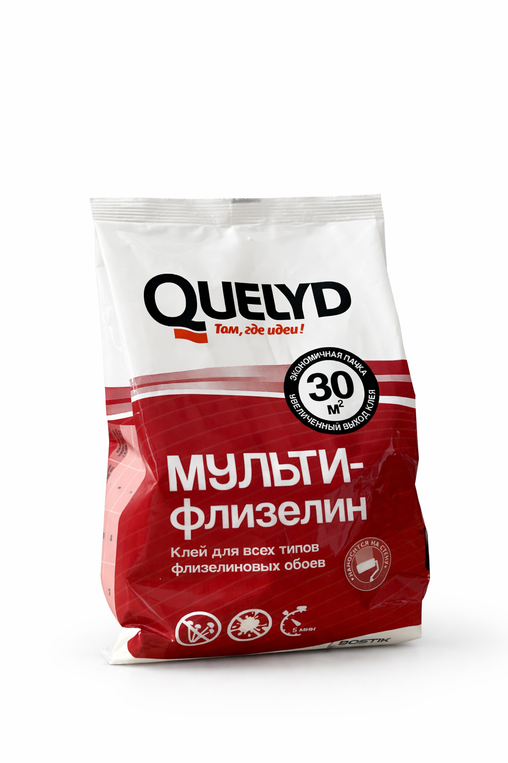 Quelyd МУЛЬТИ-ФЛИЗЕЛИН  клей обойный 200г пакет
