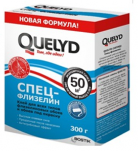 Клей обойный Quelyd Спец-Флизелин 300 г