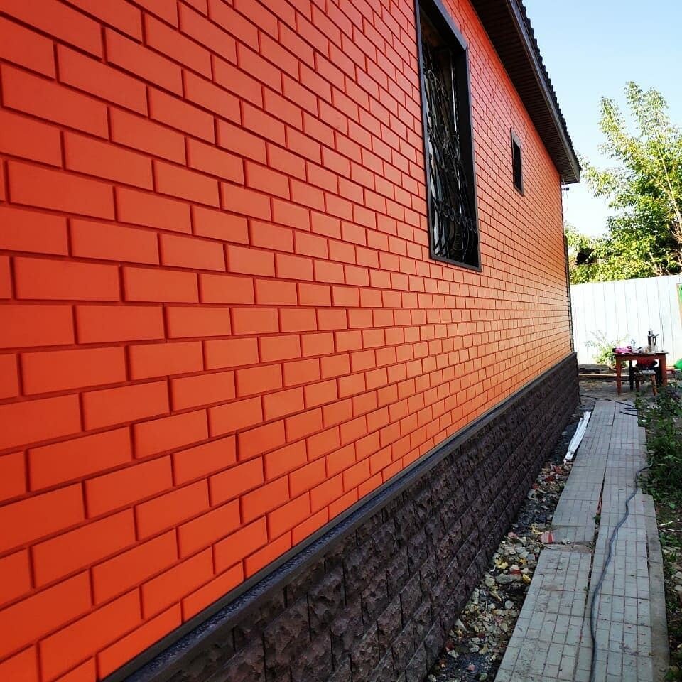Фасадная панель Клинкерный кирпич, Терракот, Grand Line 