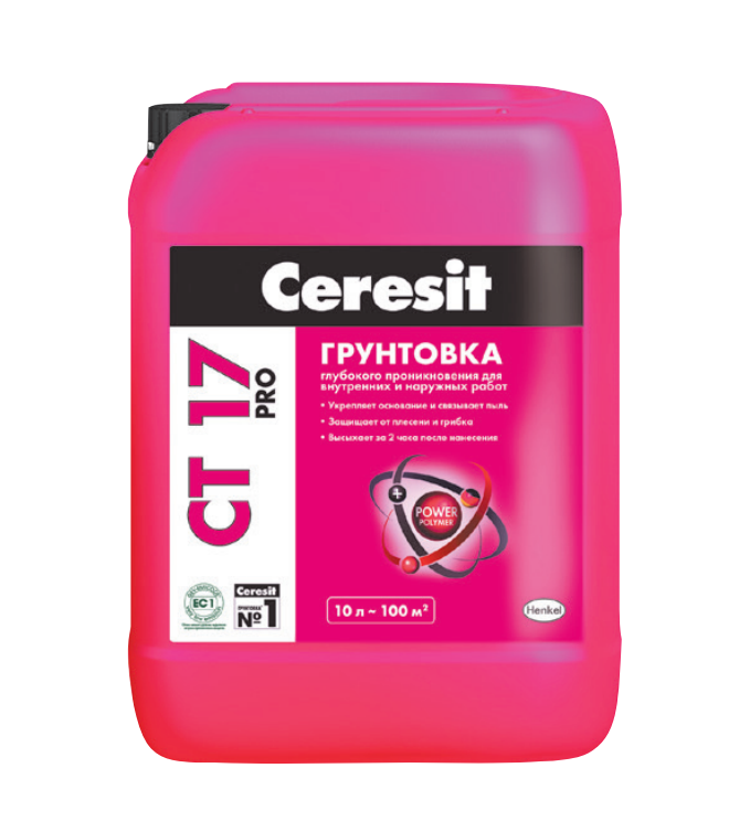 Грунтовка CERESIT CТ17  PRO  г/п 10л