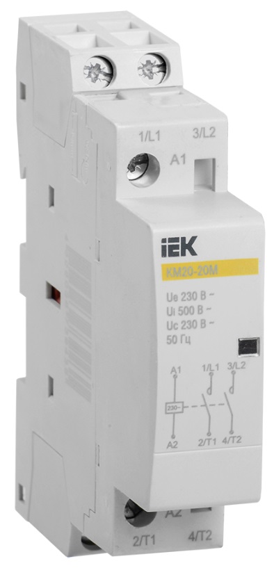 Контактор модульный КМ20-20М AC IEK