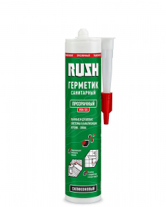 Герметик силик санит, прозр RUSH RSK-120 230 мл