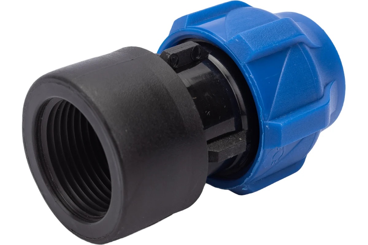 Муфта ПНД компрессионная ВР 20х3/4" VALFEX
