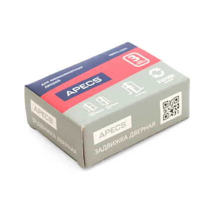 Задвижка врезная Apecs L-0126-GRF графит