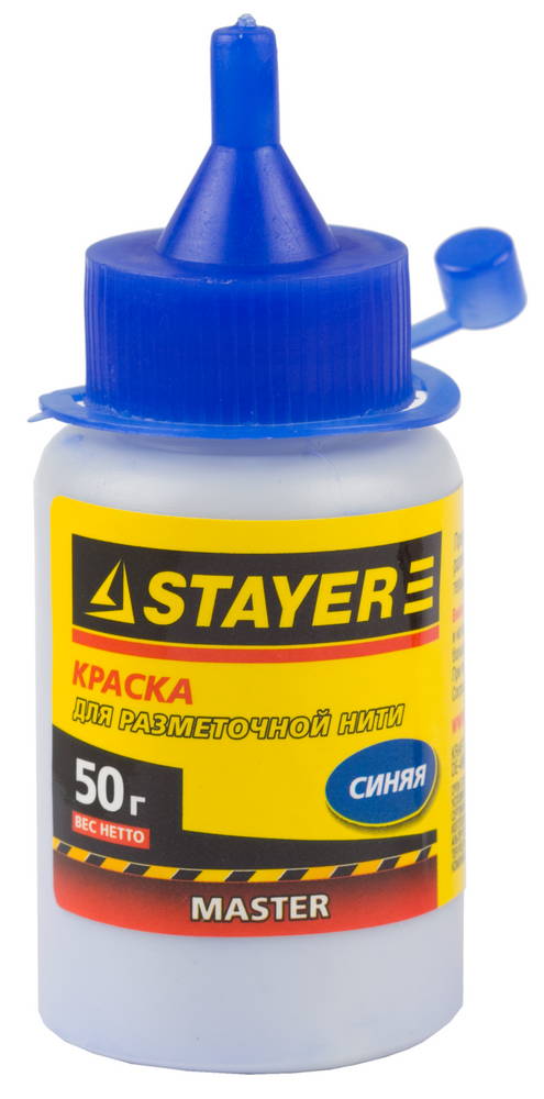 Краска синяя для малярных разметочных шнуров STAYER 50 г
