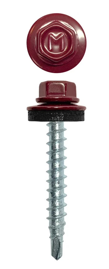 Кровельный cаморез Daxmer 4,8х35 RAL 3005 250 шт
