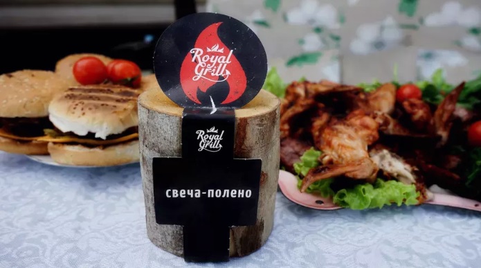 Свеча-полено ROYALGRILL